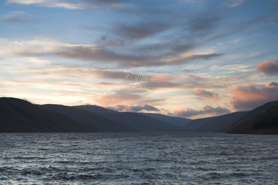 Sunset at Megget Reservoir Scottish Borders, Scotland