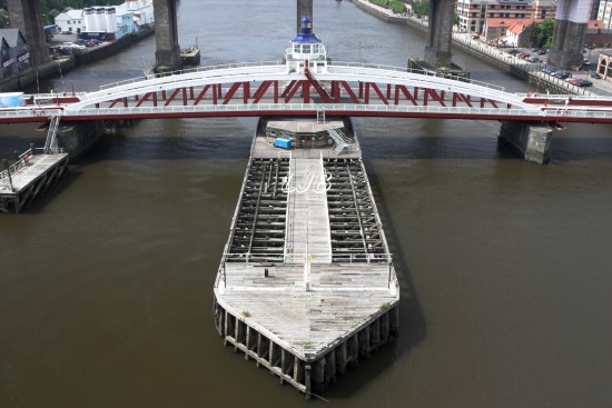 Swing Bridge, River Tyne, Northumberland.