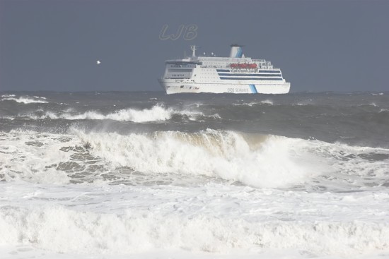 King of Scandinavia approaching South Shields, Tyne & Wear